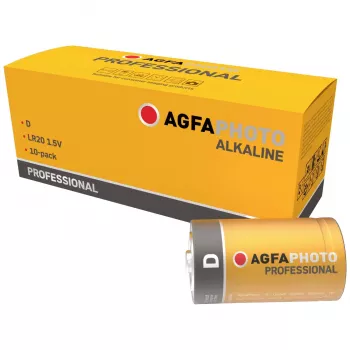 AGFAPHOTO Professional LR20 Mono D pila alcalina 1,5V pack de 10