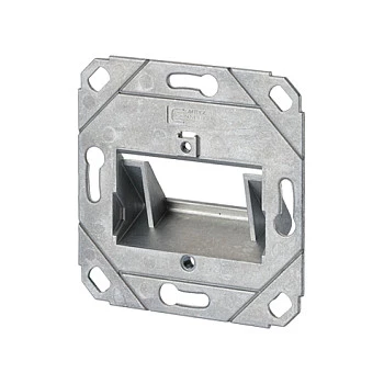 METZ CONNECT toma de pared empotrable Keystone UP0 2 puertos sin equipar blanco puro