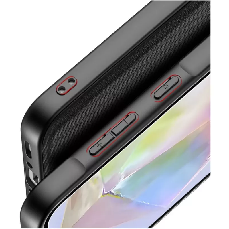 Nevox StyleShell NYLO funda protectora para Samsung Galaxy A37 5G, negro (2604)