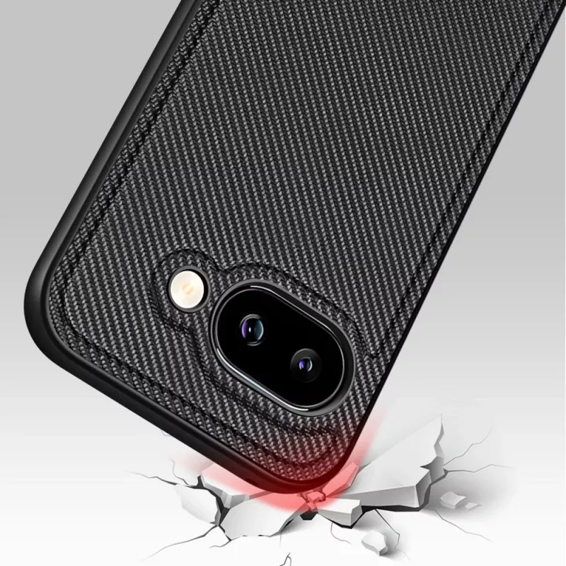 Nevox StyleShell NYLO Funda para Google Pixel 10a, Negro
