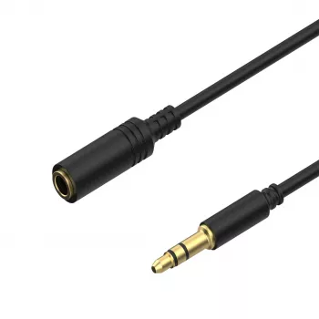 ShiverPeaks Cable de audio jack mini flex