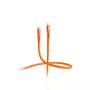 SHIVERPEAKS Flexline cable USB-C USB 3.2 240W naranja - cable - digital/datos