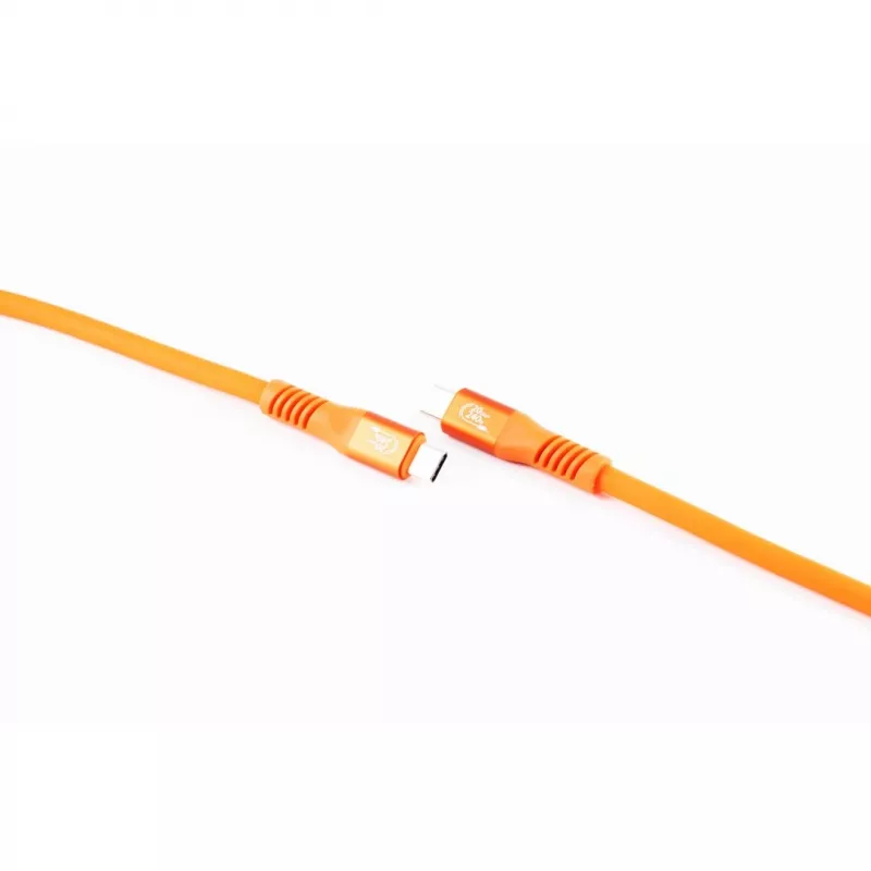SHIVERPEAKS Flexline cable USB-C USB 3.2 240W naranja - cable - digital/datos