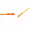 SHIVERPEAKS Flexline cable USB-C USB 3.2 240W naranja - cable - digital/datos