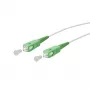 METZ CONNECT OpDAT cable de fibra óptica SC APC a SC APC OS2 monomodo simplex 2,0 m blanco
