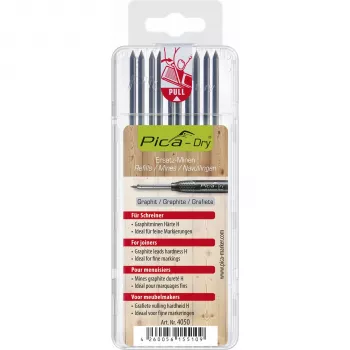 PICA-DRY Minas de recambio para Carpenter SB - 2,8 mm H Gris pack de 10 blíster