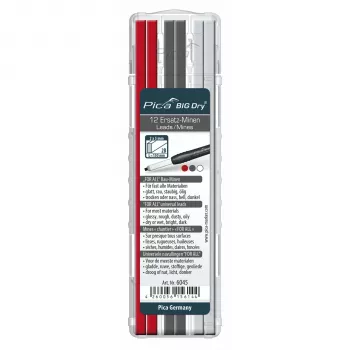Recambios Pica BIG DRY para todos rot/graphit/weiß