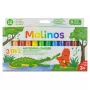 Malinos ceras Magic Drawing 12 colores 3+