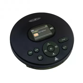 Reflexion PCD540DAB/BK reproductor de CD portátil con radio DAB+, reproducción MP3, negro