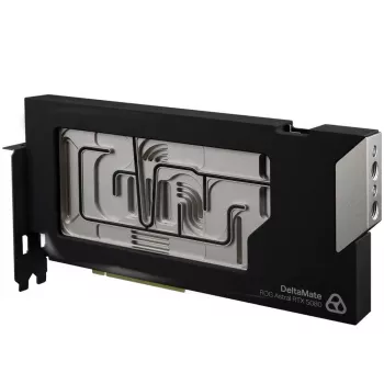 Thermal Grizzly DeltaMate 5080 Astral bloque de agua para GPU, ARGB, con backplate - acrílico, negro