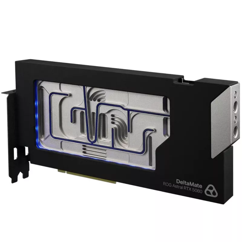 Thermal Grizzly DeltaMate 5080 Astral bloque de agua para GPU, ARGB, con backplate - acrílico, negro