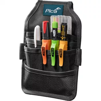 PICA-MARKER Pica Master Belt - sistema de funda para rotuladores de alta resistencia, negro/rojo