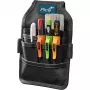 PICA-MARKER Pica Master Belt – Sistema de fundas para marcadores de uso intensivo, Negro/Rojo