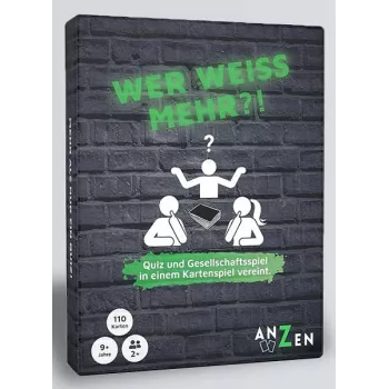 ANZEN - WER WEISS MEHR?! - El juego de cartas