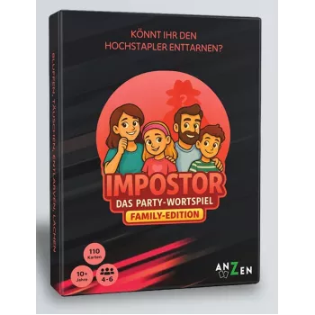 ANZEN IMPOSTOR - El juego de palabras para fiestas - Edición familiar