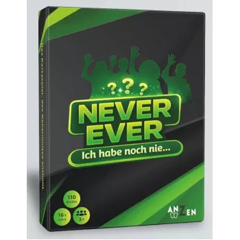 ANZEN NEVER EVER - Yo nunca juego de cartas para fiestas