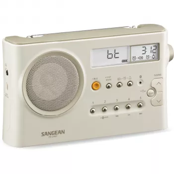 Radio portátil AM/FM Sangean PR-D4 BT con Bluetooth - Pastel Cream