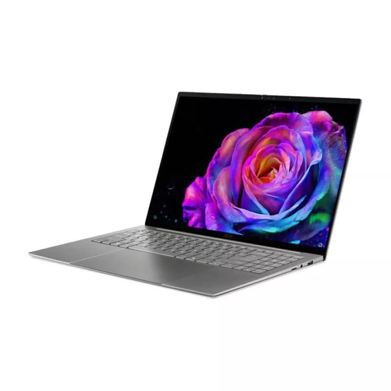 Acer Swift 16 AI SF16-71T-78HV Portátil, 16 inch WQXGA+ OLED táctil 120Hz, Intel Core Ultra X7 358H, 16GB LPDDR5x, 512GB SSD, Windows 11 Home, teclado alemán