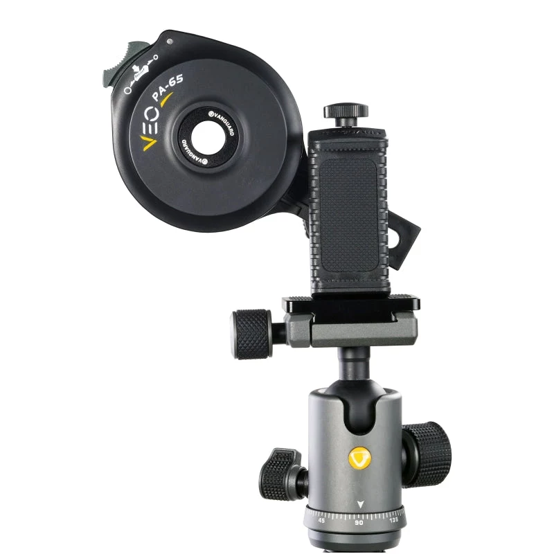 Vanguard VEO PA-65 Adaptador digiscoping para smartphone - Negro - 18 cm (7,1