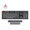Keychron K10 MAX Teclado mecánico inalámbrico Tri-Mode Hot-Swappable (tamaño completo, RGB, Gasket Mount, QMK/VIA)