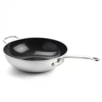 GreenPan Premiere Wok 30 cm acero inoxidable
