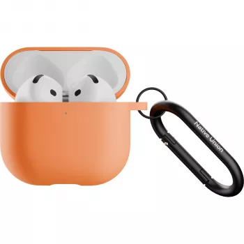 Native Union Active Case Funda protectora de silicona para AirPods 4 (albaricoque)