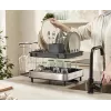 Joseph Joseph Excel escurridor plegable de 2 niveles de acero inoxidable - gris