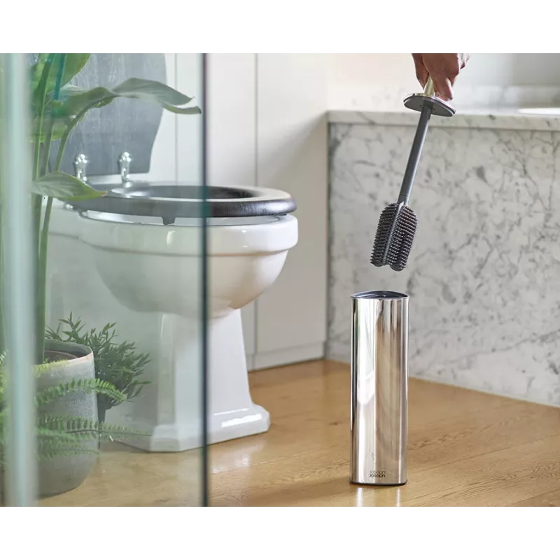 Joseph Joseph Flex 360 cepillo de inodoro de acero inoxidable