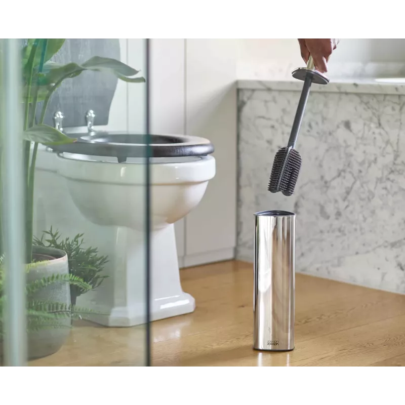 Joseph Joseph Flex 360 cepillo de inodoro de acero inoxidable