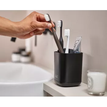 Joseph Joseph EasyStore Portacepillos de dientes Matt Black