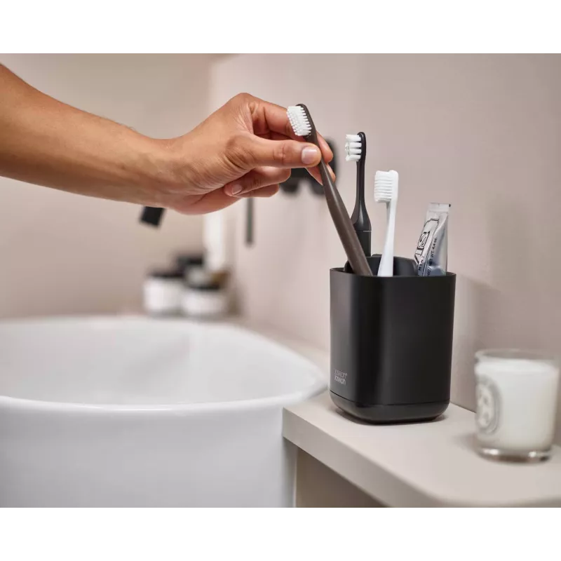 Joseph Joseph EasyStore Portacepillos de dientes Matt Black
