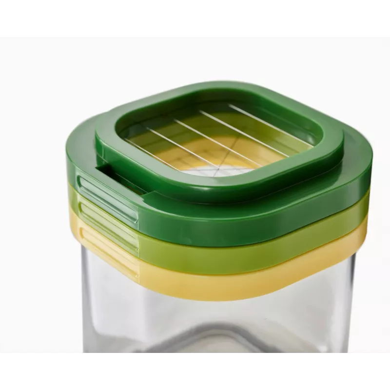 Joseph Joseph Multi-Prep Mini set de 3 utensilios de cocina, mini cortador manual con cortador en tiras y cortador grueso y fino, multicolor (20231)