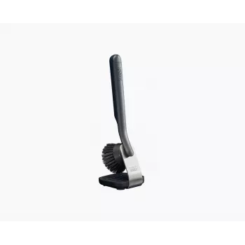 Joseph Joseph SinkTech cepillo de fregar con soporte de acero inoxidable - gris/plateado