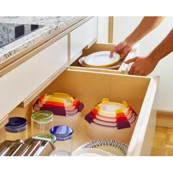 Joseph Joseph Nest Lock set de 8 recipientes para alimentos mixtos