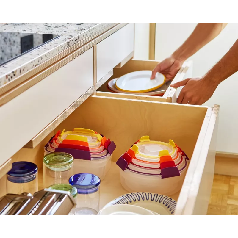 Joseph Joseph Nest Lock set de 8 recipientes para alimentos mixtos