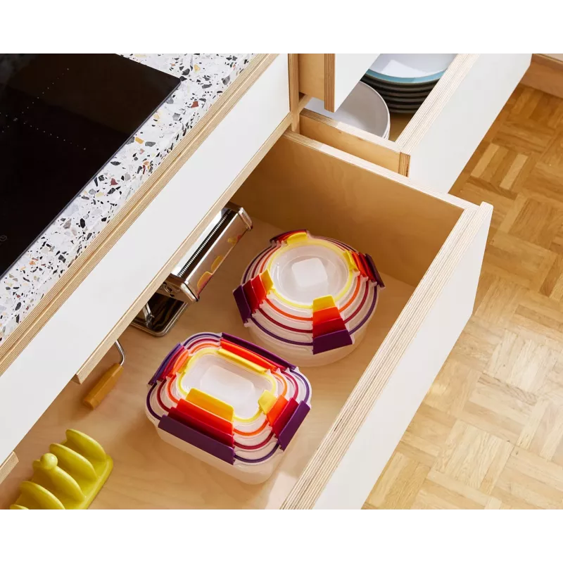 Joseph Joseph Nest Lock set de 8 recipientes para alimentos mixtos