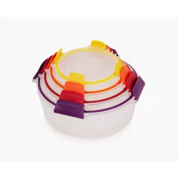 Joseph Joseph Nest Lock set de 4 recipientes redondos multicolor