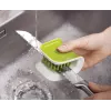 Joseph Joseph BladeBrush Cepillo verde para limpiar cuchillos y cubiertos