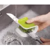 Joseph Joseph BladeBrush Cepillo verde para limpiar cuchillos y cubiertos