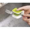 Joseph Joseph BladeBrush Cepillo verde para limpiar cuchillos y cubiertos