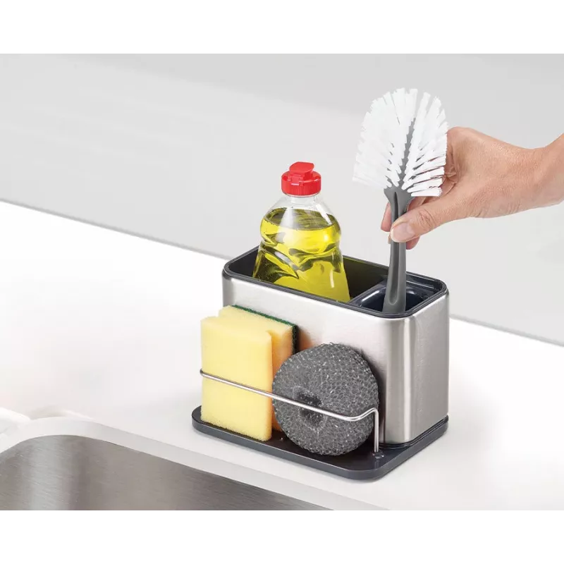 Joseph Joseph Surface organizador de fregadero de acero inoxidable, grande