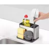 Joseph Joseph Surface organizador de fregadero de acero inoxidable, grande