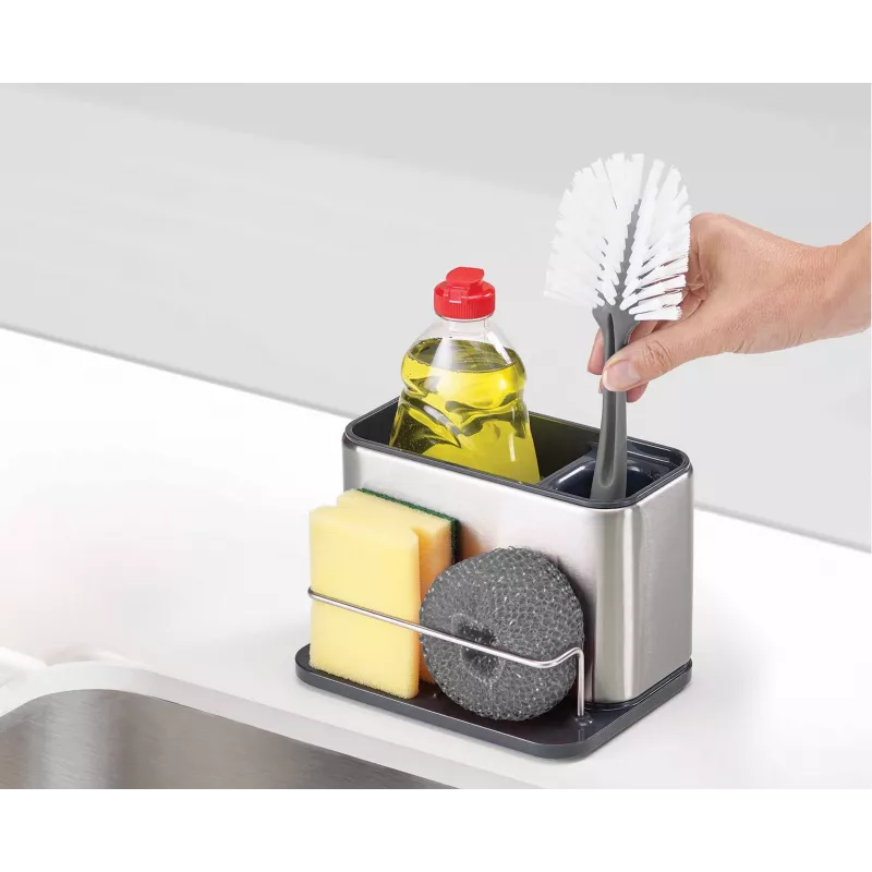 Joseph Joseph Surface organizador de fregadero de acero inoxidable, grande