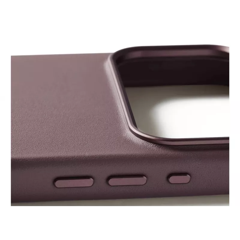 Mujjo Funda de piel para iPhone 17 Pro Max con MagSafe (Bronze Red)
