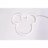 Yellowpop Neon Disney Mini Mickey Ears Cartel LED - Blanco cálido, alimentado por USB