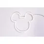 Yellowpop Neon Disney Mini Mickey Ears Cartel LED - Blanco cálido, alimentado por USB