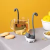 OTOTO Louie Cat Infusor de té en hoja suelta - Silicona gris