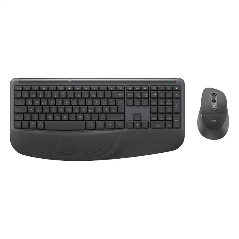 Logitech MK880 For Business Conjunto inalámbrico de teclado y ratón - Grafito - Distribución suizo-francesa