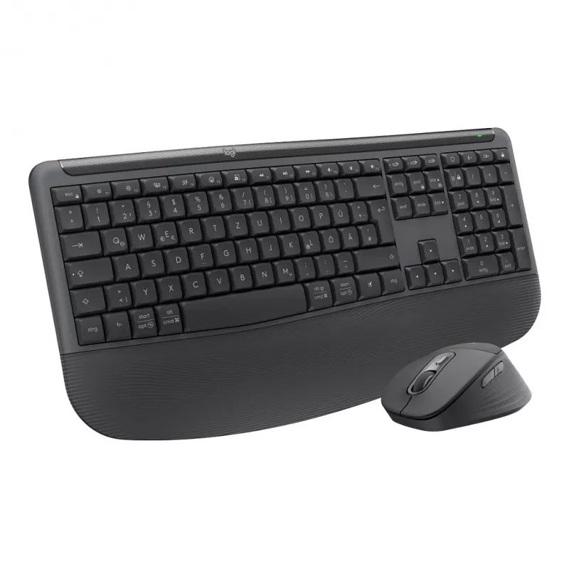 Logitech MK880 For Business Conjunto inalámbrico de teclado y ratón - Grafito - Distribución suizo-francesa