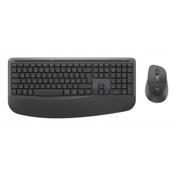 Logitech MK880 For Business Conjunto inalámbrico de teclado y ratón - Grafito - Distribución suizo-francesa